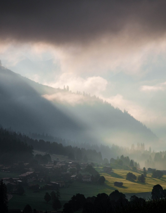 Morning has broken in Klosters