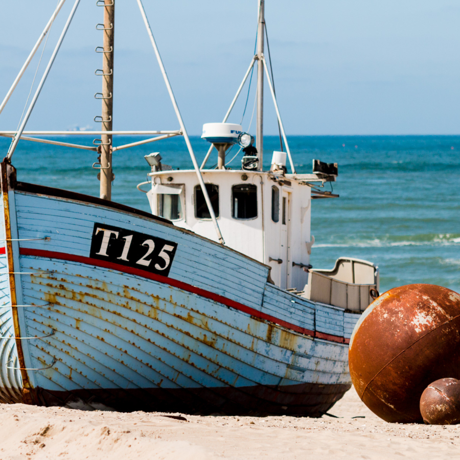 Cutter ashore