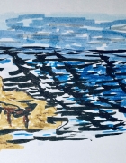 Black and White North Sea