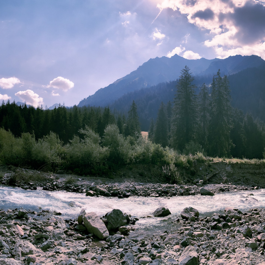 Landquart bei Monbiel